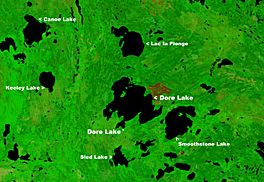 NASA image of Dore Lake, Saskatchewan.jpg