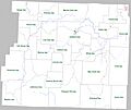 Newton County Arkansas 2010 Township Map large
