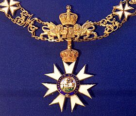 Order of Saint Michael and Saint George grand cross collar badge (United Kingdom 1870-1900) - Tallinn Museum of Orders.jpg
