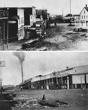 Original Skid Road Seattle - 1874 photo