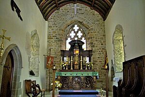 Pinwill sisters work in the Chancel of SS Morwenna & John Baptist (geograph 4318020)