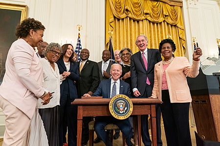 President Biden signs Juneteenth National Independence Day into law