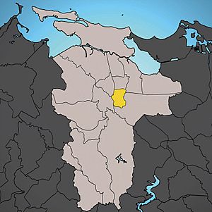 Location of Pueblo shown in yellow