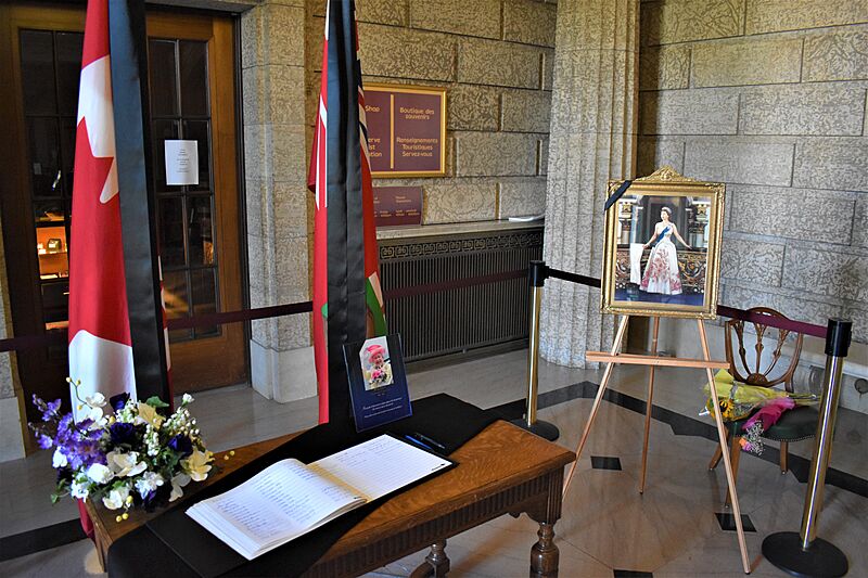 Queen Memorial Book Winnipeg