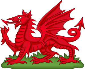 Red Dragon Badge of Wales
