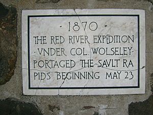Red River Expedition cairn 2