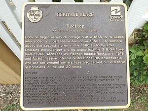 Rockton plaque, Newtown, Queensland