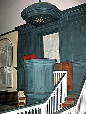Rocky Spring Church pulpit
