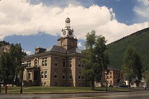 The San Juan County Courthouse in Silverton