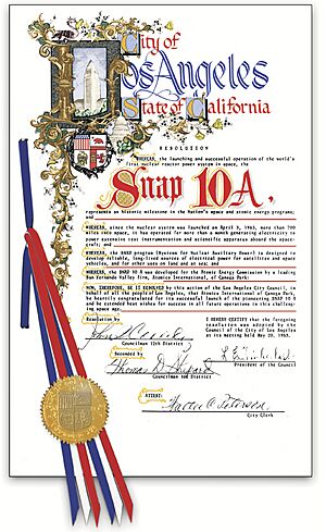 SNAP 10A Proclamation