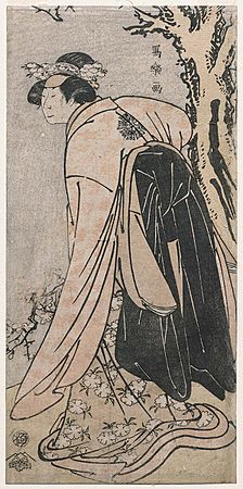 Sharaku (1794) Nakamura Noshio II as Konohana, Daughter of Ki no Tsurayuki