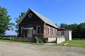 Township Hall on Pleasant Lake Road