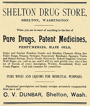 Shelton Drug Store, 1890