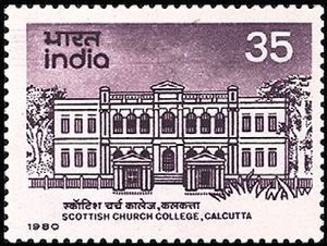 Stamp of India - 1980 - Colnect 526840 - 150th Anniv Scottish Church College Calcutta
