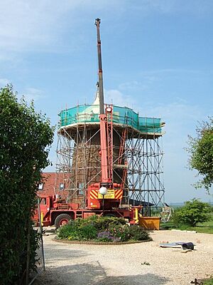 Stanbridge windmill new cap