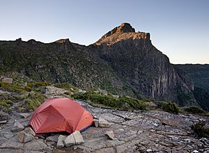 Tent at High Shelf Camp