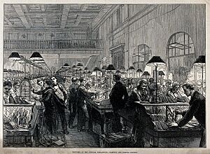 The General Post Office, St Martin's-le-Grand, London. Wood Wellcome V0025508