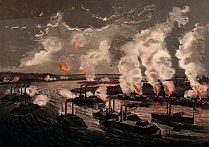 The bombardment and capture of Island 'Number Ten' on the Wellcome V0050152