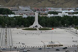 Tibet Peaceful Liberation Monument, Potala Square