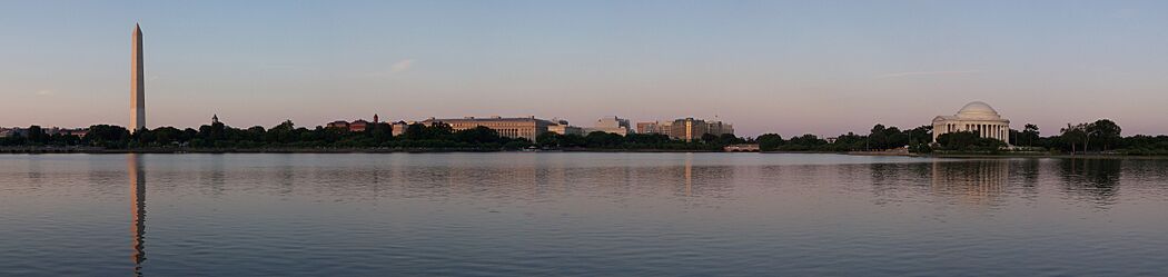 Tidal Basin panorama - Washington, DC