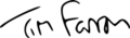 Tim Farron signature