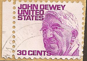 Timbre USA John Dewey oblW 21101968