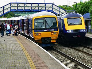 Trains at Hungerford Station - geograph.org.uk - 1353108