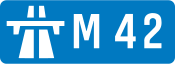 M42 motorway shield