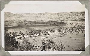 View of buildings at Jay Creek, Northern Territory, ca. 1946