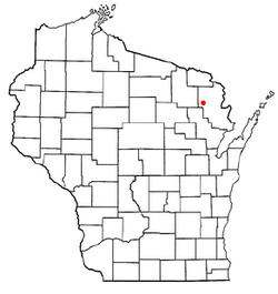 Location of Silver Cliff, Wisconsin