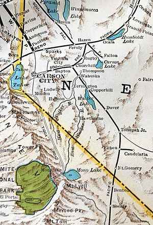 Wabuska area rail connections 1931