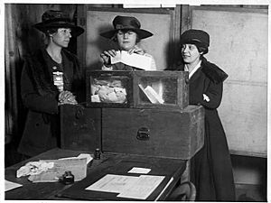 Wyoming women voting