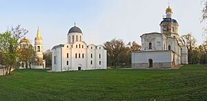 Чернігів Стародавній Дитинець Панорама