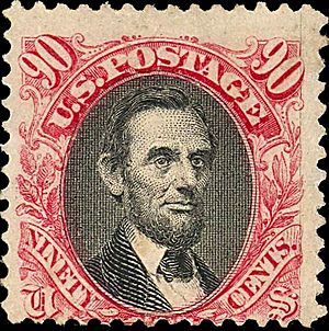 Abraham Lincoln 1869 Issue-90c