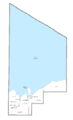 Alger County, MI census map