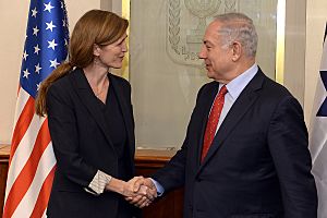 Ambassador Samantha Power Meets Israeli Prime Minister Benjamin (24721851749)