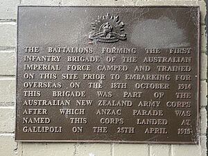 Anzac Corps Memorial at UNSW Kensington campus