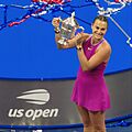 Aryna Sabalenka Trophy US Open 2024