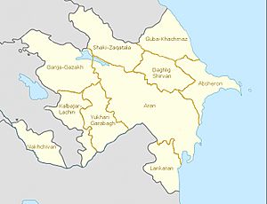 Aran economic region is located in the central Azerbaijan