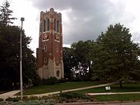 Beaumont Tower Michigan MSU East Lansing