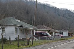 Residential area on West Virginia Route 16