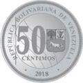 Bolívar soberano (50 centimos) reverse