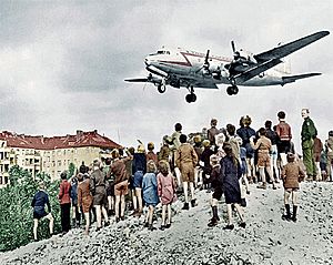 C-54 landing at Tempelhof 1948