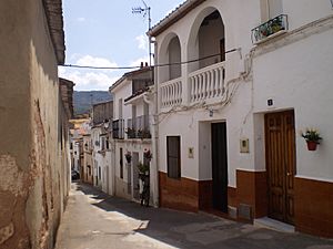 Albaicín street in Génave