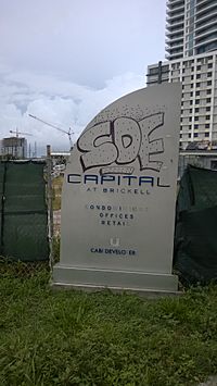 Capital at Brickell sign July 2014