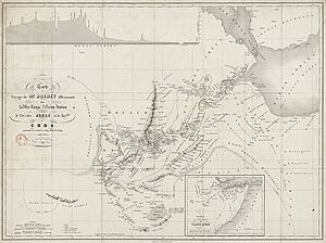 Carte du Voyage de Mr Rochet d'Héricourt