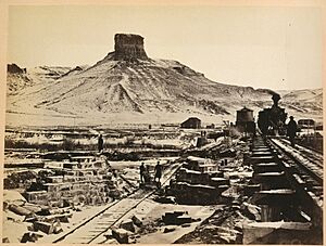 CitadelRockGreenRiverWyoming1868