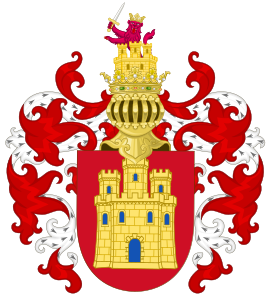 Coat of Arms of Castile with the Royal Crest
