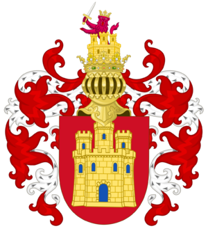 Coat of Arms of Castile with the Royal Crest