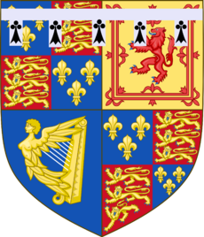 Coat of arms of James, Duke of Cambridge (1664-1667)